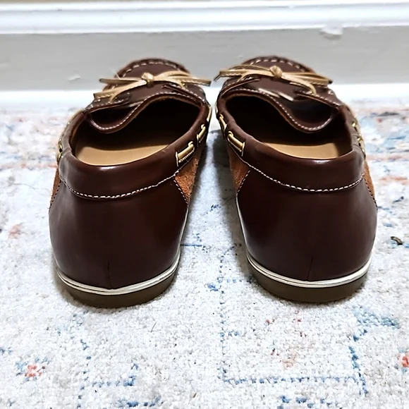 Dockers DKJENSA women's Leather Boat Shoes Loafers Versatile Shoes Size 7.5M. - Picture 3 of 4